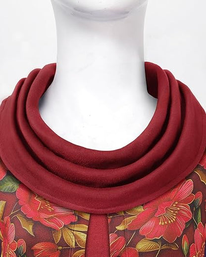 Bebonnie Women’s Cowl Neck Button Tunic